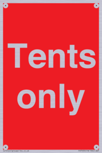 Tents only